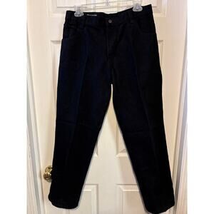 Vintage Akademiks black straight leg jeans painter style women’s size 16 z-1238